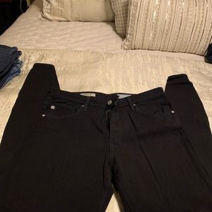AG Black Farrah Skinny jeans